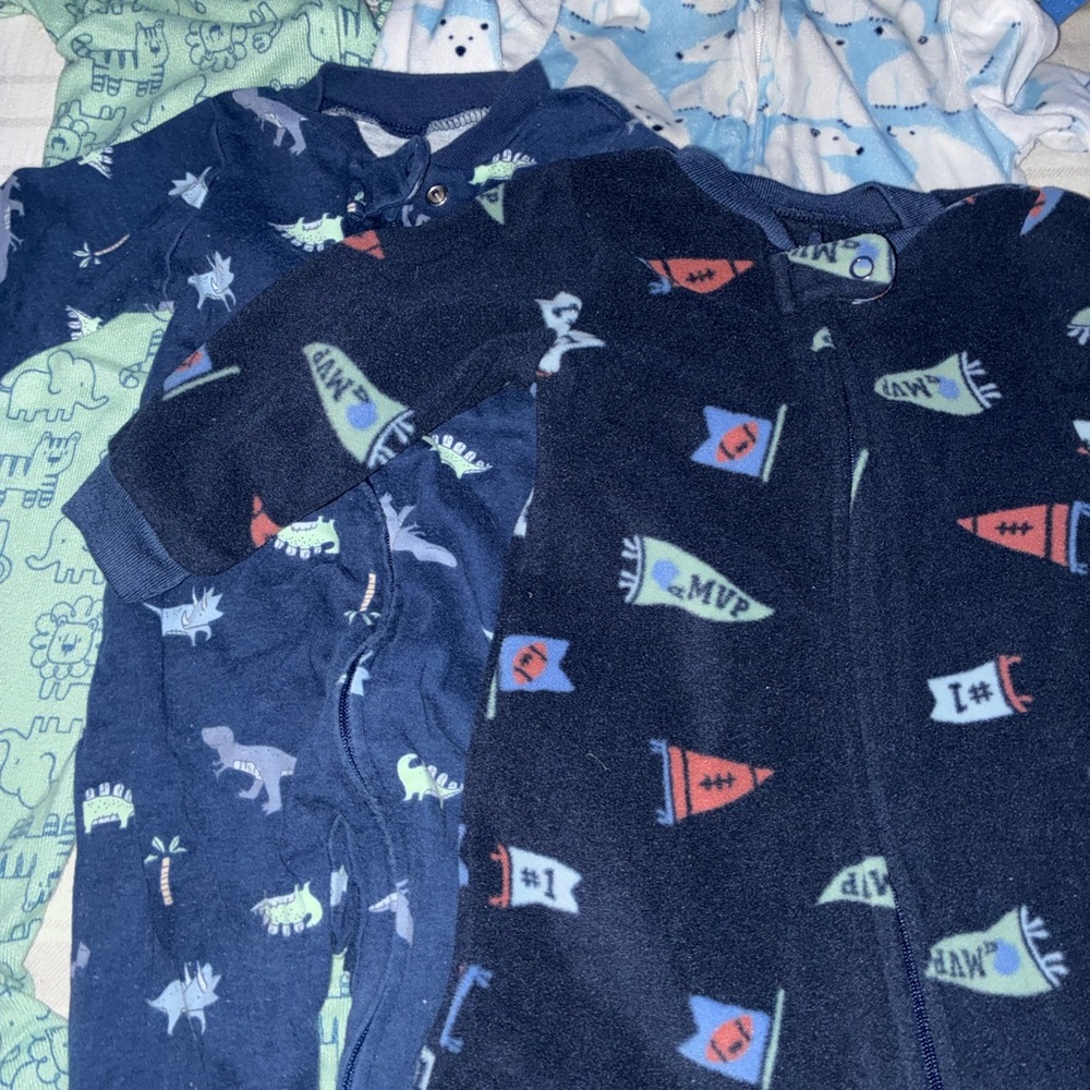 Carter's Navy Blue Baby Onesie with Fun Graphics